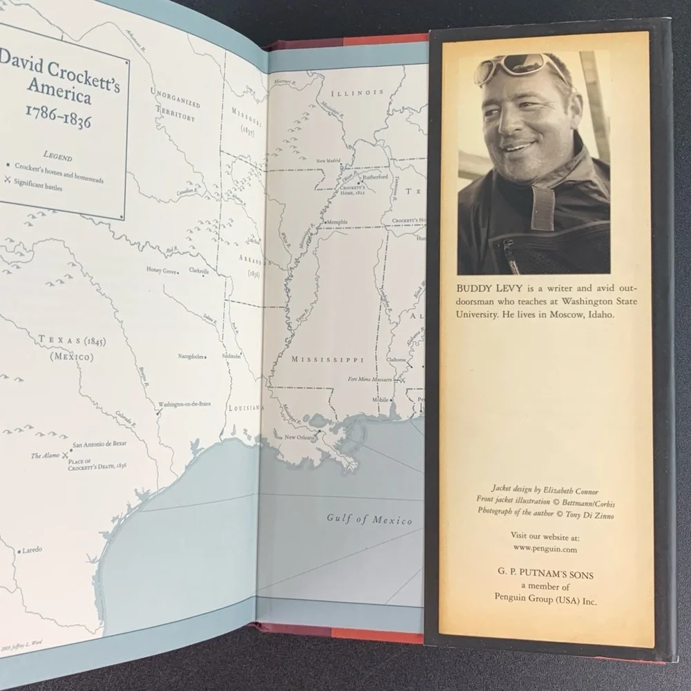 American Legend: The Real-Life Adventures of David Crockett by Buddy Levy. 2005.